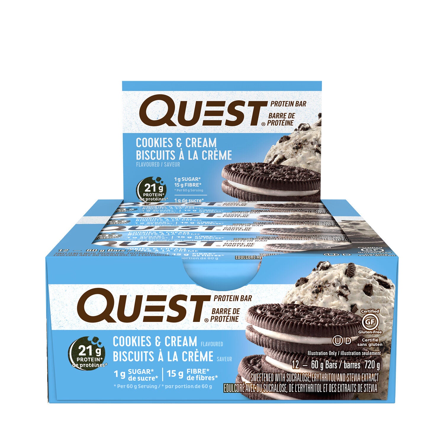Protein Bar - Cookies &amp; Cream Cookies and Cream | GNC